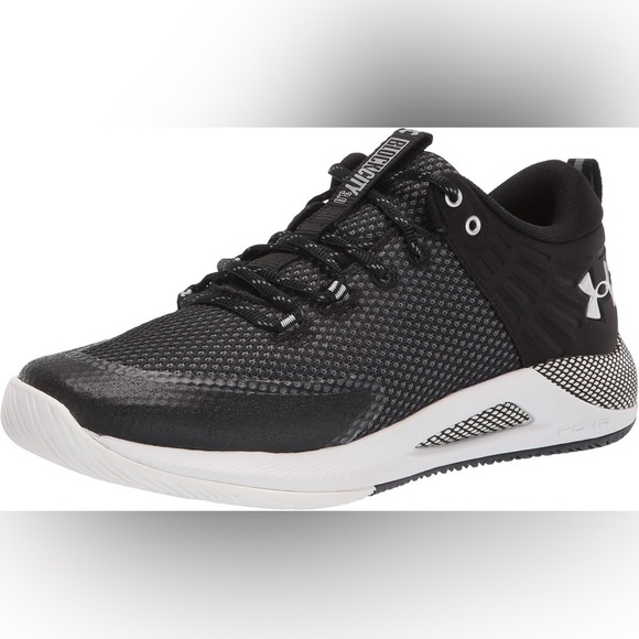 NIB Under Armour Women’s Hovr Block City Athletic Shoes in Black/White size 6.5 - Picture 2 of 9